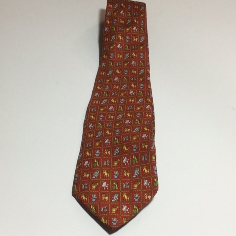 Salvatore Ferragamo $190 Animal Dk Orange …
